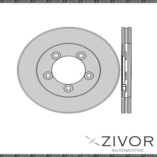 2x PROTEX Rotors - Front For KIA K2900 PU3 2D C/C RWD 2008 - 2009 #DR12787