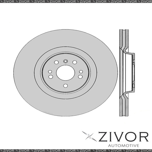 2x PROTEX Rotors- Front For MERCEDES BENZ GL350 CDI X164 4D 2010-2013 #DR12816