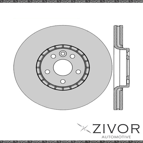 2x PROTEX Rotors - Front For VOLVO XC60 . 4D Wgn AWD 2009 - 2016 #DR12839
