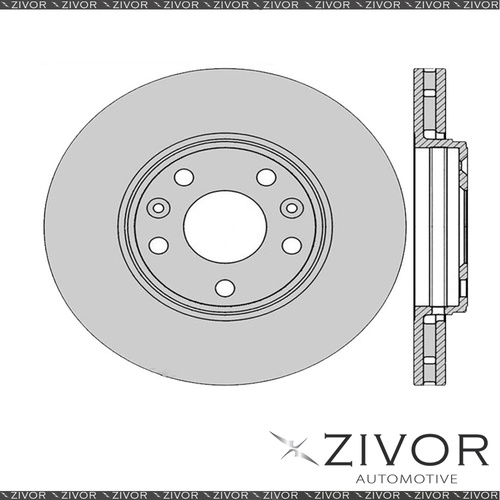 2x PROTEX Rotors - Front For RENAULT LATITUDE X43 4D Sdn FWD 2011 - 2016 DR12843