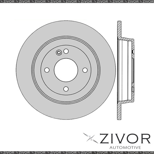 2x PROTEX Rotors - Rear For KIA RIO UB 4D H/B FWD 2011 - 2016 #DR12858