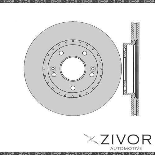 2x PROTEX Rotors - Front For KIA CERATO YD 4D H/Top FWD 2013 - 2016 #DR12870