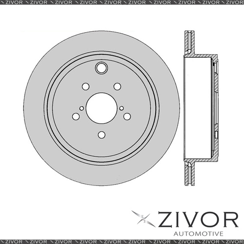 2x PROTEX Rotors - Rear For SUBARU BRZ . 2D Cpe RWD 2012 - 2016 #DR12879