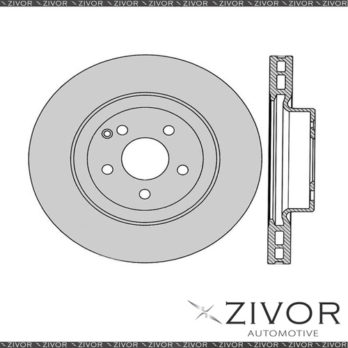 2x PROTEX Rotors-Front For MERCEDES BENZ CLS350 C219 4D 2005-2011 #DR12896