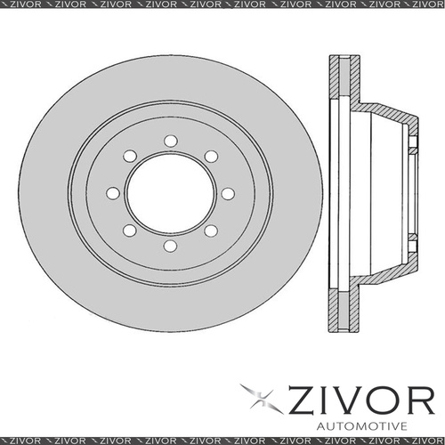 2x PROTEX Rotors - Front For FORD F350 . 2D C/C 4WD 1984 - 1985 #DR129