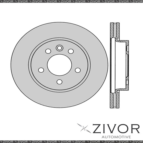 2x PROTEX Rotors - Front For VOLKSWAGEN AMAROK 2H 4D C/C 4WD 2011 - 2016 DR12903