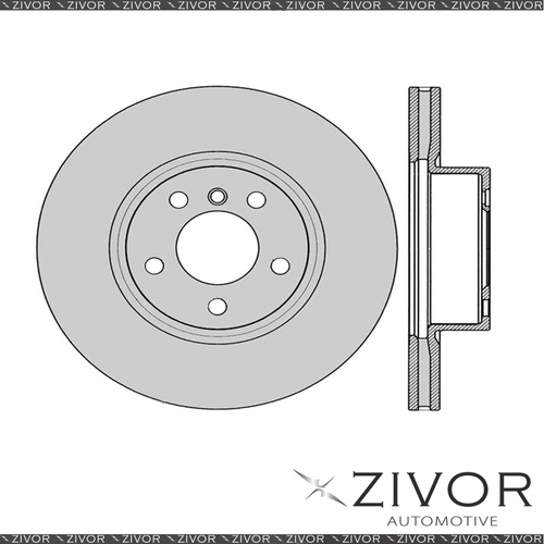 2x PROTEX Rotors - Front For BMW X3 F25 4D SUV 4WD 2011 - 2016 #DR12907