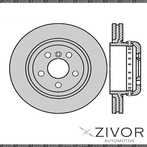 2x PROTEX Rotors - Rear For BMW 520D F10 4D Sdn RWD 2010 - 2014 #DR12928