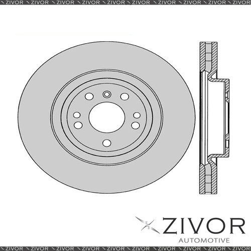 2x PROTEX Rotors-Front For MERCEDES BENZ ML350 CDI W166 4D 2012-2015 #DR12935