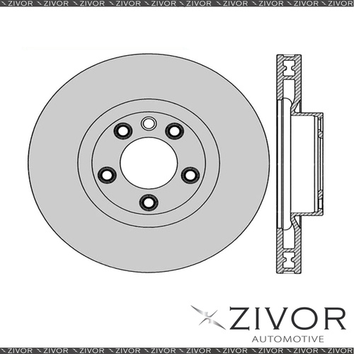 2x PROTEX Rotors - Front For PORSCHE CAYENNE . 4D SUV AWD 2010-2016 #DR12943