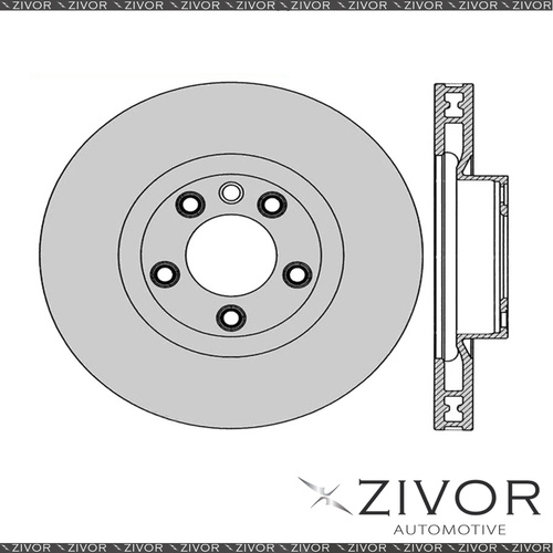 2x PROTEX Rotors-Front For VOLKSWAGEN TOUAREG 7P 4D SUV AWD 2010-2016 #DR12944
