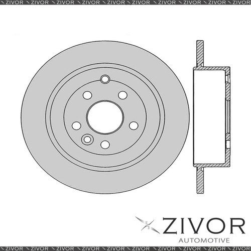 2x PROTEX Rotors-Rear For LAND ROVER FREELANDER 2 . 4D SUV 4WD 2007-2016 DR12958