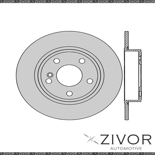 2x PROTEX Rotors-Rear For MERCEDES BENZ B200 CDI W246 4D 2012-2016 #DR12996