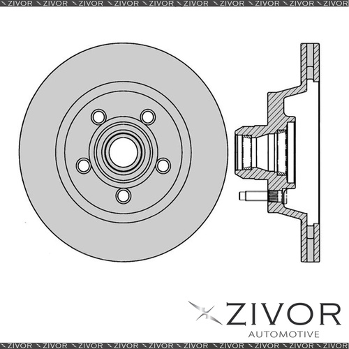 2x PROTEX Rotors - Front For FORD FAIRMONT EL 4D Wgn RWD 1996-1998 #DR131