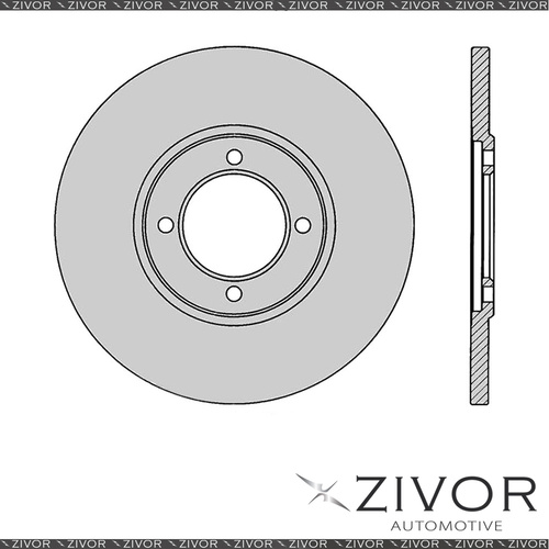 2x PROTEX Rotors - Front For TOYOTA CELICA RA28R 2D Cpe RWD 1975 - 1979 #DR140