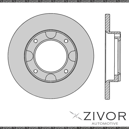 2x PROTEX Rotors - Front For HONDA ACCORD SJ 4D Sdn FWD 1978 - 1979 #SDR189