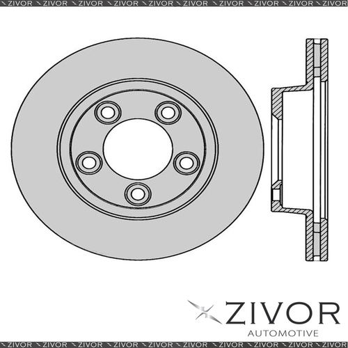 2x PROTEX Rotors - Front For CHRYSLER CHRYSLER CJ 4D Sdn RWD 1973 - 1975 #DR202