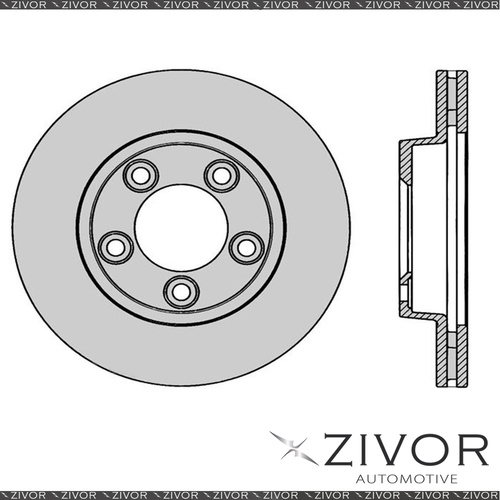 2x Rotors - Front For CHRYSLER VALIANT CM 4D Sdn RWD 1978 - 1981