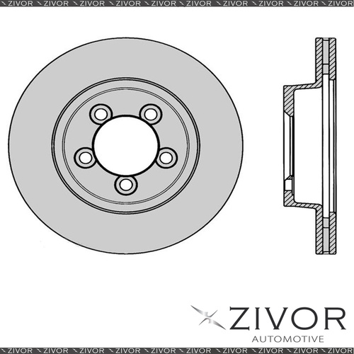 2x PROTEX Rotors - Front For CHRYSLER VALIANT VG 2D H/Top RWD 1970-1971 #DR204