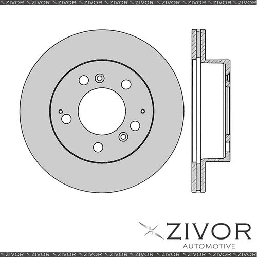 2x PROTEX Rotors-Front For MERCEDES BENZ MB100D 661 3D Van FWD 1999-2005 #DR2266