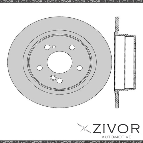 2x PROTEX Rotors-Rear For MERCEDES BENZ E220T S124 4D Wagon RWD 1994-1996 #DR267