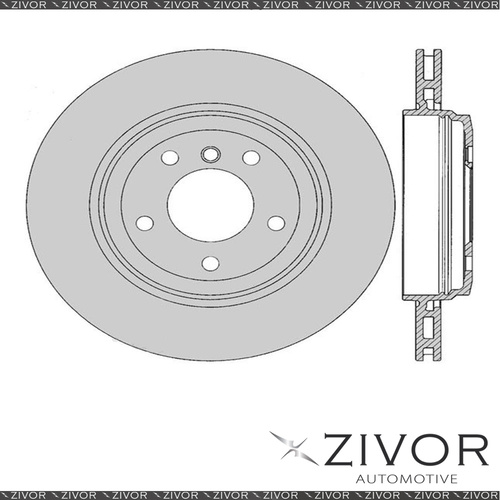 2x PROTEX Rotors - Rear For BMW 330Ci E46 2D Cpe RWD 2000 - 2006 #DR2856