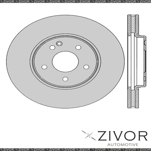 2x PROTEX Rotors-Front For MERCEDES BENZ E270 CDI W210 4D 1999-2002 #DR288