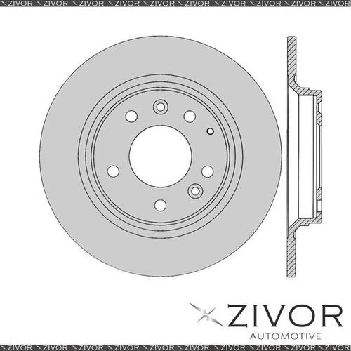 2x PROTEX Rotors - Rear For MAZDA MAZDA6 GH 4D Sdn FWD 2008 - 2012 #DR2951