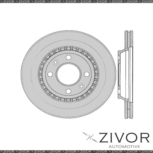 2x PROTEX Rotors - Front For SAAB 900 . 2D Conv FWD 1987 - 1994 #DR430