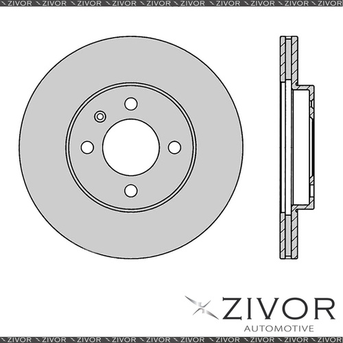 2x PROTEX Rotors-Front For VOLKSWAGEN GOLF TYPE 3 2D H/B 1995-1996 #DR446
