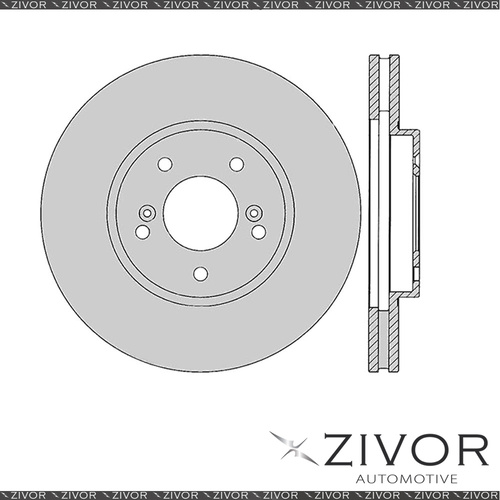 2x PROTEX Rotors - Front For HONDA ODYSSEY RA 4D Wgn FWD 1999 - 2004 #DR476