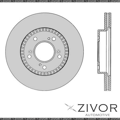2x PROTEX Rotors - Front For HONDA HRV GH 4D SUV 4WD 2000 - 2001 #DR478