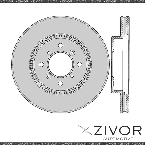 2x PROTEX Rotors - Front For HONDA PRELUDE BA 2D Cpe FWD 1991 - 1996 #DR480