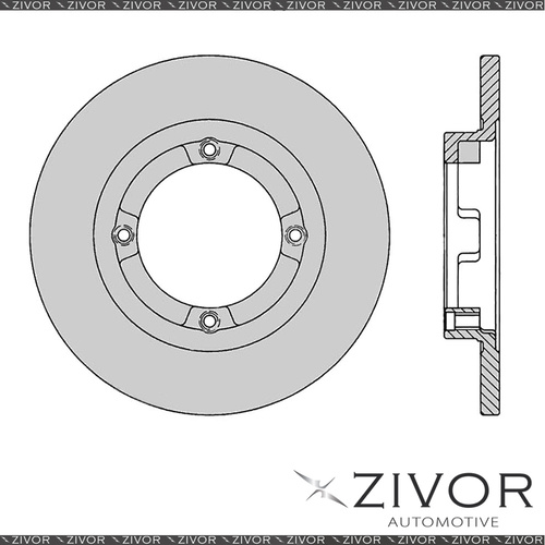 2x PROTEX Rotors - Front For HOLDEN CRUZE YG 4D H/B AWD 2002 - 2006 #DR523