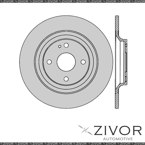2x PROTEX Rotors - Rear For MAZDA MX5 NB 2D Conv RWD 2000 - 2005 #DR546