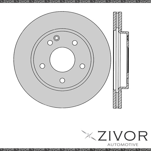 2x PROTEX Rotors-Front For MERCEDES BENZ A160 W168 4D H/B FWD 1998-2005 #DR557