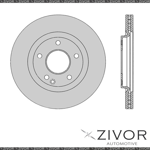 2x PROTEX Rotors-Front For MERCEDES BENZ A190 W168 4D H/B FWD 1999-2005 #DR558