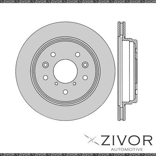 2x PROTEX Rotors - Rear For MAZDA RX-7 FC 2D Cpe RWD 1986 - 1991 #DR637