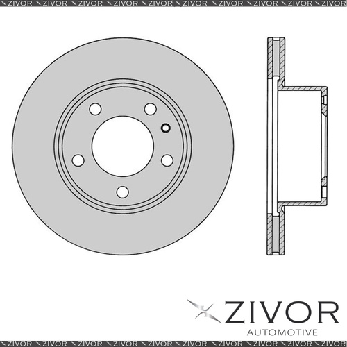 2x PROTEX Rotors - Front For BMW 525E E28 4D Sdn RWD 1981 - 1988 #DR675