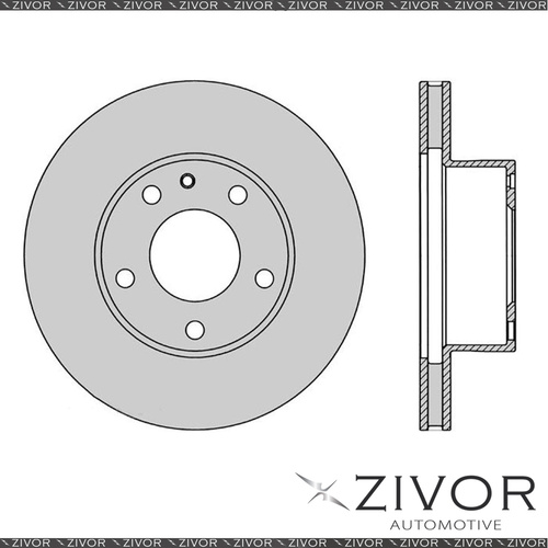 2x PROTEX Rotors - Front For BMW 745i E23 4D Sdn RWD 1982 - 1986 #SDR677