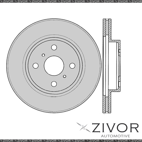 2x PROTEX Rotors - Front For TOYOTA MR2 AW11R 2D Cpe RWD 1986 - 1990 #DR750