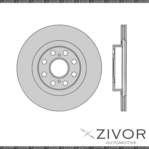 2x PROTEX Rotors - Rear For TOYOTA MRS ZZW30R 2D Conv RWD 1999 - 2007 #DR754