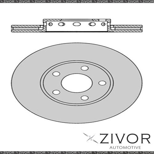 2x PROTEX Rotors-Front For AUDI A4 B7 4D Sdn AWD 2005 - 2008 #DR807
