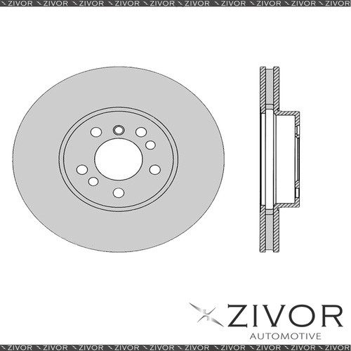 2x PROTEX Rotors - Front For BMW X5 E53 4D SUV 4WD 2000 - 2007 #DR813