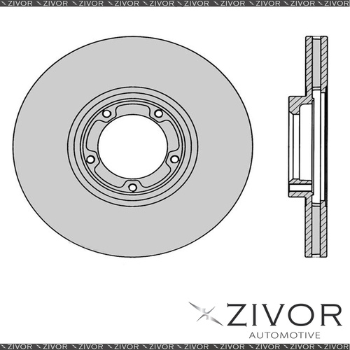 2x PROTEX Rotors - Front For FORD TRANSIT . 4D C/C RWD 1995 - 2000 #DR829