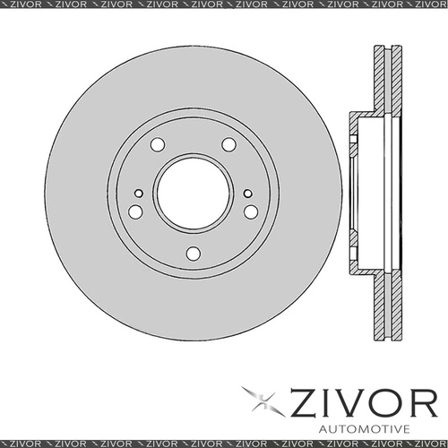 2x PROTEX Rotors - Front For NISSAN MAXIMA A32 4D Sedan FWD 1995 - 1999 #DR914