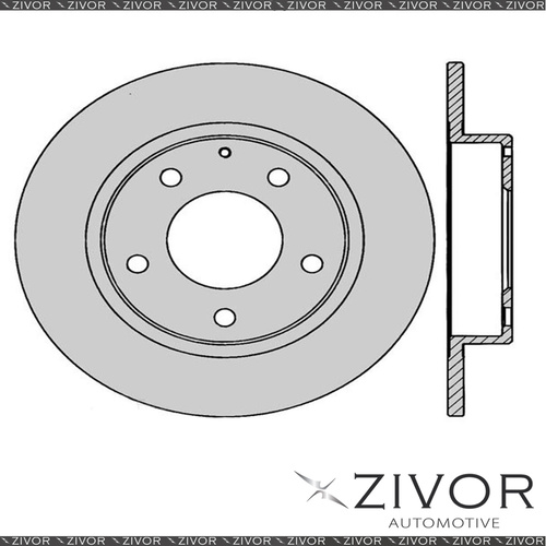 2x PROTEX Rotors - Rear For EUNOS 500 . 4D Sdn FWD 1992 - 1996 #DR951