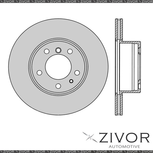2x PROTEX Rotors - Front For BMW 525i E34 4D Wgn RWD 1992 - 1996 #DR974