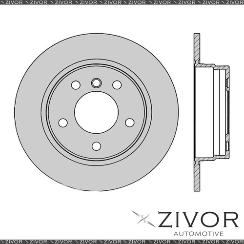 2x PROTEX Rotors - Rear For BMW 318i E36 4D Sdn RWD 1991 - 1998 #DR983