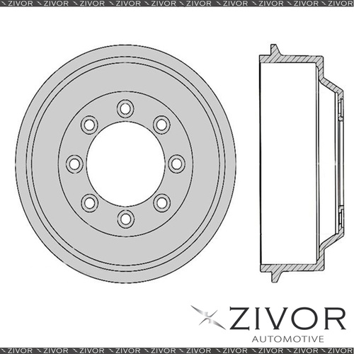 2x PROTEX Brake Drums For FORD F250 . 250 6 Cyl CARB 1970 - 85 #DRUM1621B